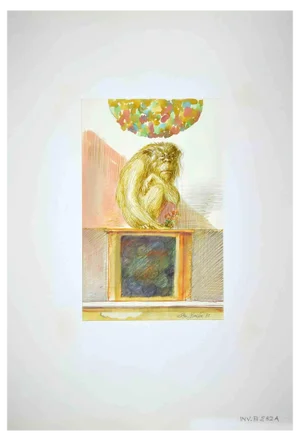 Leo Guida, Monkey, Mixed Media, 1971
