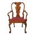 Chippendale Style Walnut Arm Chair For Sale
