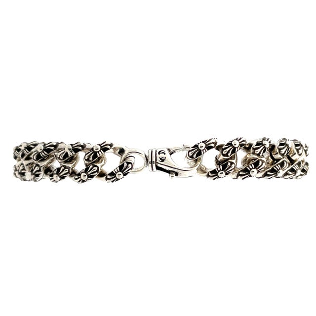 Modern Chrome Hearts S925 Extra Fancy Link Bracelet 2010 For Sale - Image 3 of 8