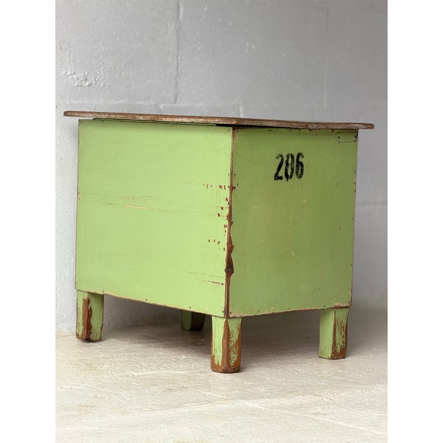 Green Industrial Green Storage Table, 1960 For Sale - Image 8 of 18