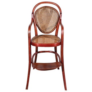 Children's High Chair in Beech by Michael Thonet for Thonet, 1890s For Sale