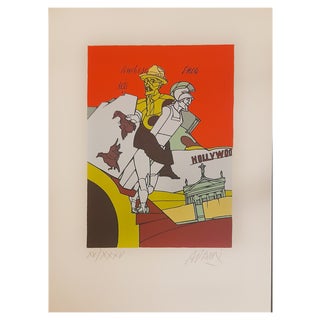 Valerio Adami, Literary Portraits, 2010, Lithograph For Sale