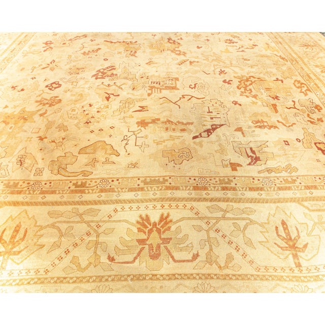 Oversized 1880s Antique Indian Amritsar Rug For Sale - Image 4 of 9