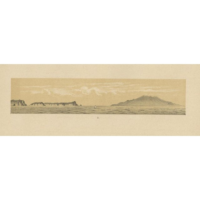 Antique Caribbean Island Group Panorama with Dutch West Indies Seascape, 1888 For Sale - Image 4 of 9