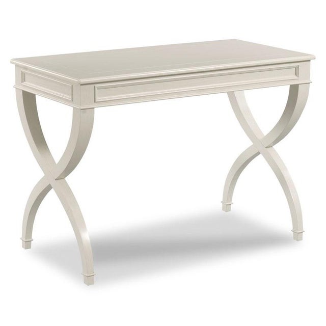 Not Yet Made - Made To Order Woodbridge Furniture Bedside Writing Table in Carrara Finish For Sale - Image 5 of 6