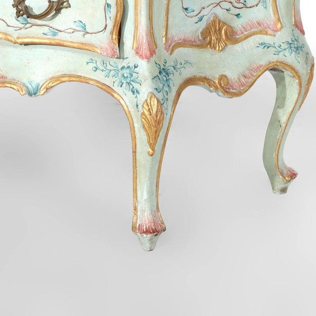 Niccolini French Niccolini French Louis XIV Style Hand Painted Bombay Commode Signed 20thC For Sale - Image 4 of 15