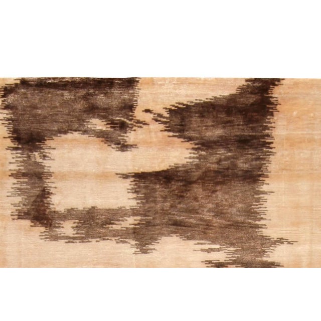 Mimosa Design Abstract Modern Wool Rug by Doris Leslie Blau For Sale - Image 4 of 5