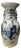 Antique Chinese Blue and White Porcelain Vase For Sale