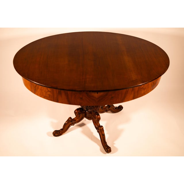 Brown Antique Swedish Table from G. & W. Andersson, 1889 For Sale - Image 8 of 8