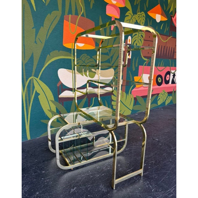 Can’t go wrong with a modular étagère. This has ample shelf space, 3 record divider spaces on the bottom, brackets to...
