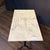 Antique French Carrera Marble Top Cafe or Bistro Table With Cast Iron Base For Sale In Portland, ME - Image 6 of 10