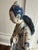 Antique Chinese Porcelain Immortal Statue, Blue & White China Crab Figural For Sale - Image 10 of 12