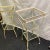 Metal Glass Shelf Side Tables - A Pair For Sale In Sacramento - Image 6 of 11