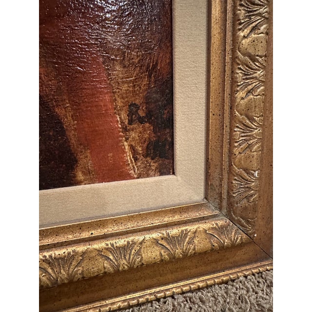 Textile 1960s Guglielmo Borghese Original Oil Painting "Three Girls" W. T. Burger Co. Reg #61217 For Sale - Image 7 of 8