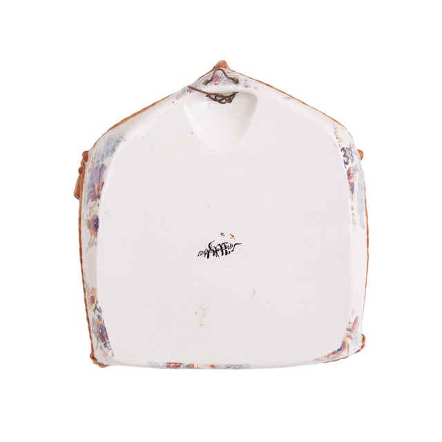 20th Century Sarreguemines Ceramic Letter Box, France, 1820 For Sale - Image 4 of 9