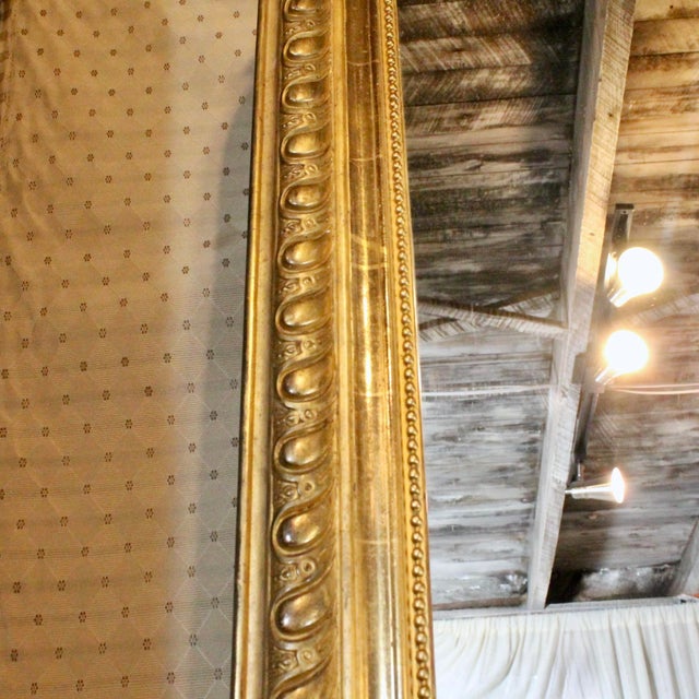 Louis Phillipe Giltwood Camel Back Rococo Crested Pier Mirror For Sale - Image 11 of 18