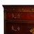 Floral Painted Chinese Chippendale Mahogany Six Drawer Highboy Chest C1920 For Sale - Image 4 of 18