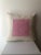 Contemporary Casa Cubista Pink Square Pillow For Sale - Image 4 of 5