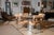 Guido Faleschini for I4 Mariani Set of 4 Vintage Tan Suede Fabric Tucroma Chairs For Sale - Image 13 of 13