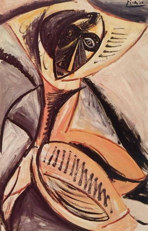 Picasso Woman With Raised Arms Giclee Numbered Edition