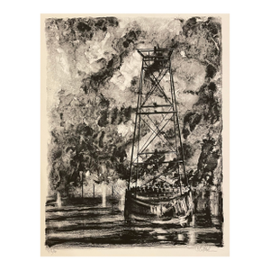 1968 Richard Florsheim Buoy Lithograph
