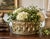 Bring timeless European elegance to your home with this beautifully embossed antique brass jardinière, crafted in the...