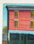 1980’s j.d. Fotopoulos “West End Cafe” Urban Streetscape Oil on Canvas – Unframed For Sale In Miami - Image 6 of 12