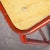 French Red Mullca Stacking Laboratory Stool, 1960s For Sale - Image 3 of 9