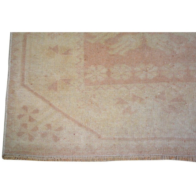 Vintage Turkish Anatolian Hand Knotted Wool Rug, 2'6''x8'10'' For Sale - Image 4 of 4