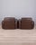 Mid-Century Modern Vintage Armchairs in Brown Leather from Ceriotti, 1970s, Set of 2 For Sale - Image 3 of 12