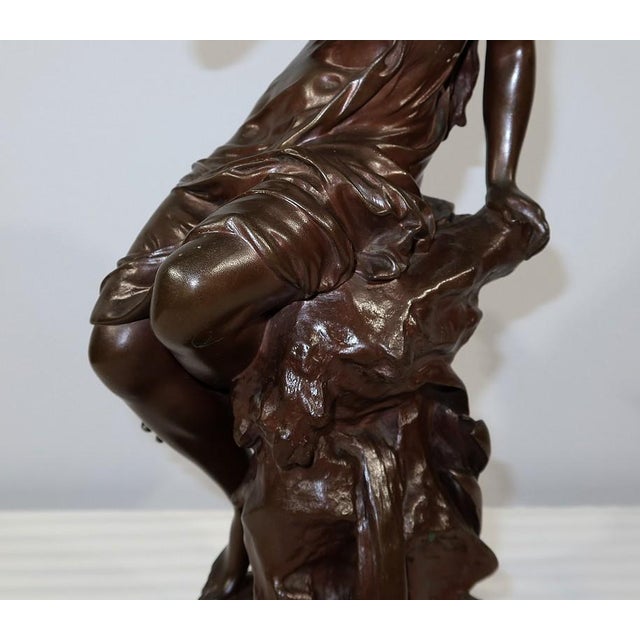 Brown M. Moreau, La Source, Mid-1800s, Bronze For Sale - Image 8 of 17