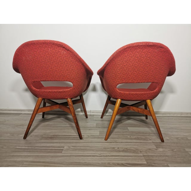 Set of Shell Armchairs by Miroslav Navratil, 1960s, in Good conditions. Designed 1960 to 1969 I have official proof of...