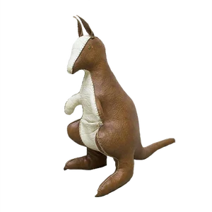 Leather Kangaroo in the Style of Dimitri Omersa, 1960s
