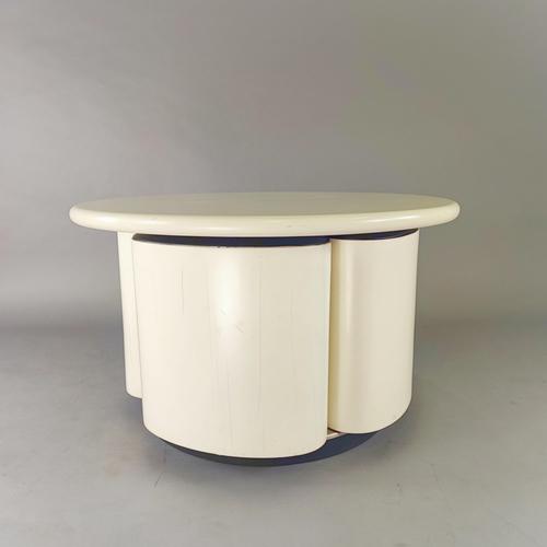 Vintage Space Age Dining Set, 1970s, Set of 5 For Sale - Image 4 of 9