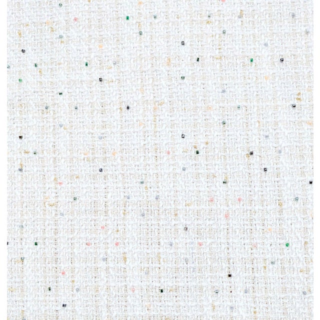 Elevate your next upholstery or drapery project with this exquisite, heavyweight, loose weave fabric from Voyage Maison....