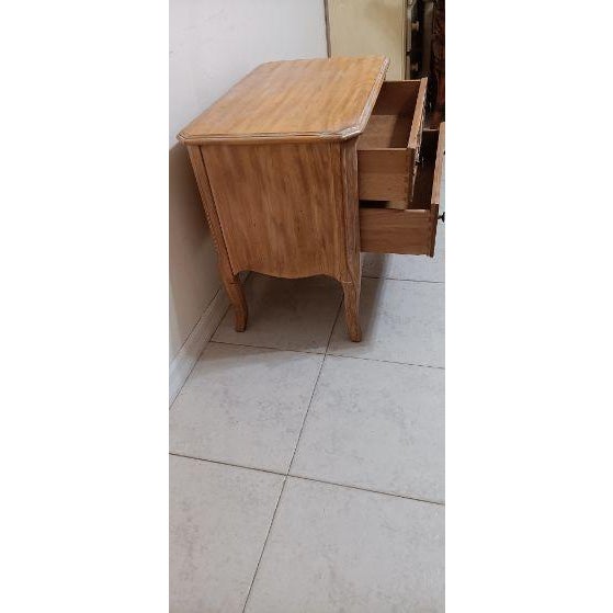1980s French Country Style Whitewash Nightstand Davis Furniture For Sale - Image 9 of 10