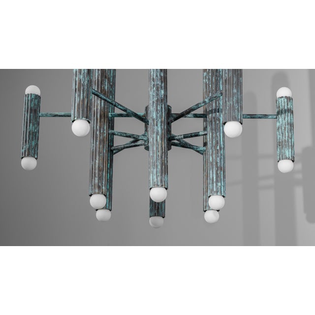 Industrial Vesta Round 24 Chandelier For Sale - Image 18 of 18