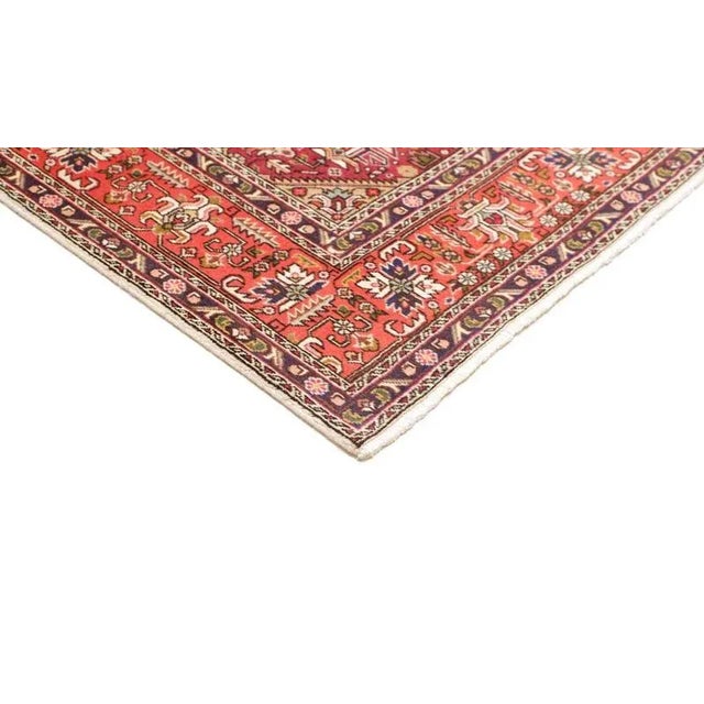 Middle Eastern Hand-Knotted Tabriz Rug For Sale - Image 5 of 11
