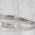 Modern Vintage 0.14ct Transitional Cut Diamond Engagement Ring 18k White Gold Size 5 For Sale - Image 3 of 8