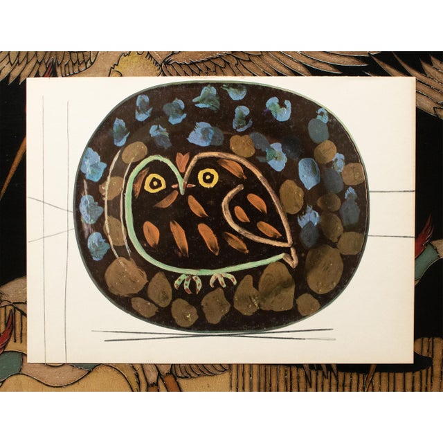 Brown 1955 Set of 12 Prints of Picasso's Ceramic Platters For Sale - Image 8 of 15