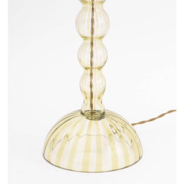 Mid-Century Modern Murano Glass Table Lamp, Mid-20th Century For Sale - Image 3 of 7