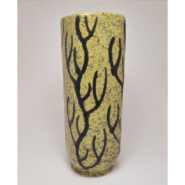 Ceramic Mid-Century Modern Hungarian Studio Pottery Vase attributed to Géza Gorka, 1960s For Sale - Image 7 of 15
