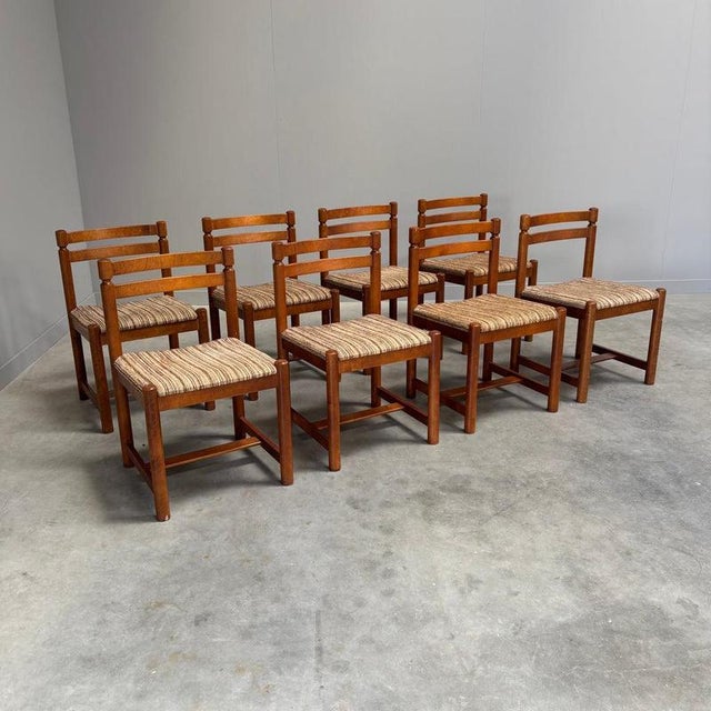 Vintage Dining Chairs from Asko, Finland, 1960s, Set of 8 For Sale - Image 4 of 17