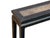 Distressed Rustic Black Lacquer Rattan Narrow Wood Bench Table For Sale - Image 10 of 11