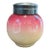 1880s Victorian Wheeling Peachblow Art Glass Sugar Shaker by Hobbs, Brockunier & Co. For Sale