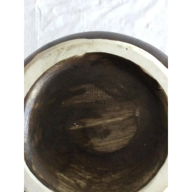 Mid-Century Modern 1960s Painted Ceramic Vase Depicting Objects from a Fête For Sale - Image 3 of 11