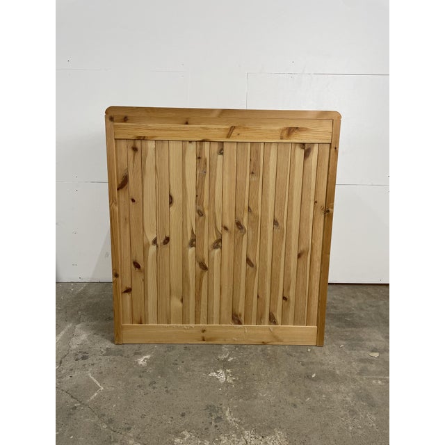 Vintage Scandinavian Pine Dresser with Carved Circular Pulls, 1970s For Sale - Image 12 of 13