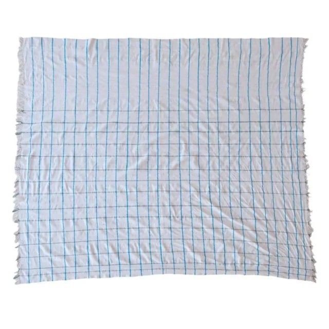 1990s Handmade Moroccan Berber Throw Blanket For Sale - Image 4 of 7