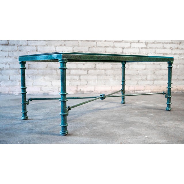 Metal 1980s Brutalist Diego Giacometti Style Coffee Table For Sale - Image 7 of 18