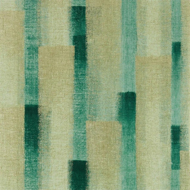 Harlequin Suzuri Wallpaper in Emerald - a Sample For Sale
